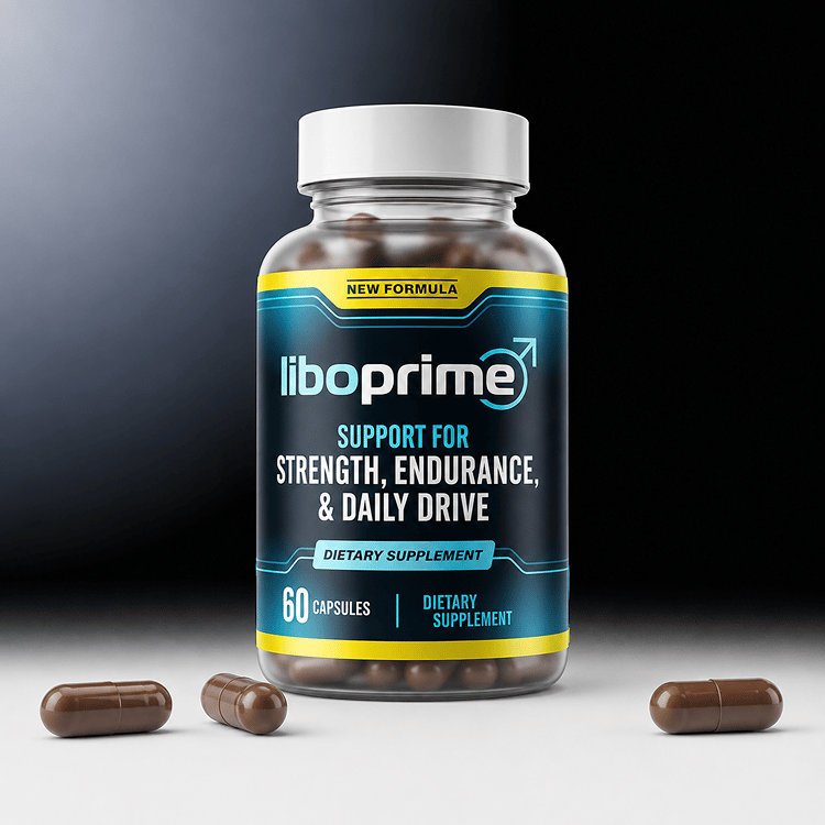 LiboPrime Flasche, Nahrungsergänzungsmittel für männliche Kraft und Vitalität